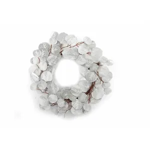 Couronne de Noël design Eucalyptus - Diam. 48 cm - ArgentVendu parrakuten