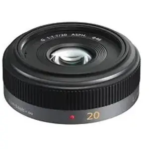 Objectif Panasonic Lumix H-H020E 20 mm - f/1.7 G Pancake - Micro Four ... pas cher
