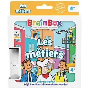 Jeu de mémoire Asmodee BrainBox Pocket : Métiers pas cher