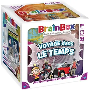 Jeu d’ambiance Asmodee BrainBox Voyage dans le Temps pas cher