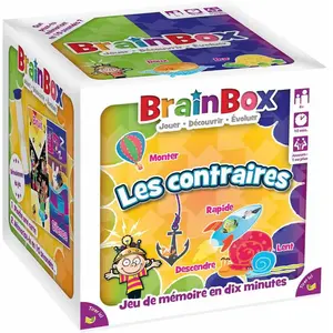 Asmodee The Green Board Game Co. | Brainbox : Les Contraires | Jeu de société | À partir de 4 ans | 2 joueurs et plus | 10 minutes pas cher