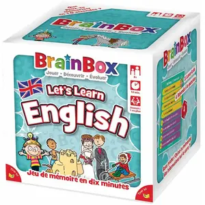 Asmodee The Green Board Game Co. | Brainbox : Apprenons l'Anglais | Jeu de société | À partir de 8 ans | 1 joueur et plus | 10 minutes pas cher