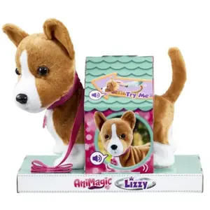 Goliath Animagic Knuffelhond Lizzy Interactief 30 X 21 Cm Pluche Bruin pas cher