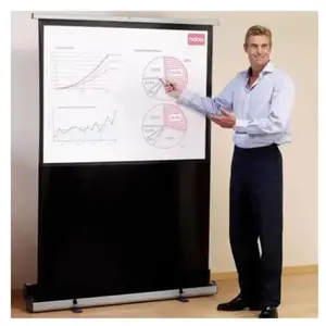 Nobo Écran de projection Mobile 160x120cm (74.29", 4:3), Écran de proj... pas cher