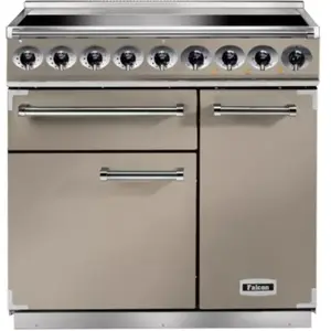 Piano de cuisson induction FALCON Semi Pro DELUXE 90 FAUVE NICKEL BROS... pas cher