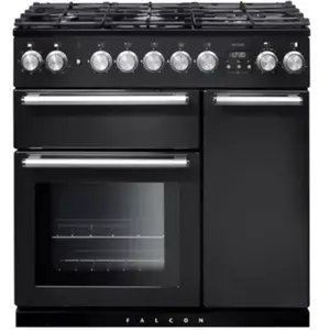 Piano de cuisson gaz FALCON NEXUS 90 CHARBON Mat satiné CHROMEVendu parboulanger