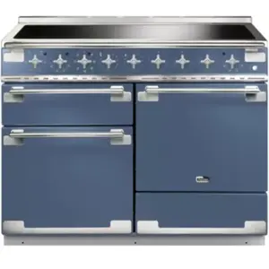 Piano de cuisson induction FALCON ELISE 110 ROCHE BLEUE  NICKEL BROSSÉ pas cher