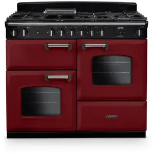 Piano de cuisson gaz FALCON NGC OC TAB GAZ 110 CM BORDEAUX CHROME