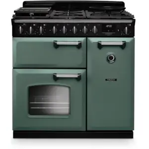 Piano de cuisson gaz FALCON NGC TAB GAZ 90 CM VERT MINERAL CHROME pas cher
