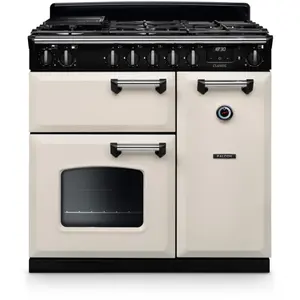 Piano de cuisson gaz FALCON NGC TAB GAZ 90 CM CREME PASTEL CHROME pas cher