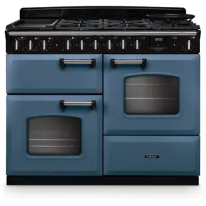 Piano de cuisson mixte FALCON NGC TAB MIX 110 CM ROCHE BLEUE CHROME pas cher