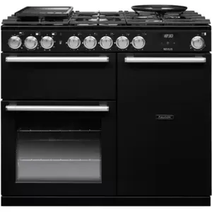 Piano de cuisson gaz FALCON NEXUS NGC TAB GAZ 100 CM NOIR CHROME