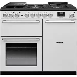 Piano de cuisson gaz FALCON NEXUS NGC TAB GAZ 100 CM BLANC CHROME