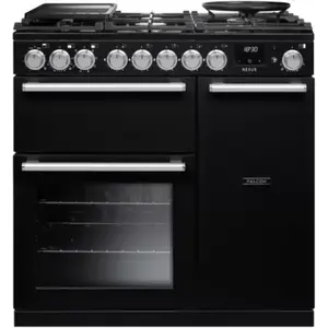 Piano de cuisson gaz FALCON NEXUS NGC TAB GAZ 90 CM NOIR CHROME