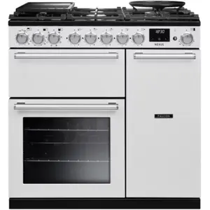 Piano de cuisson gaz FALCON NEXUS NGC TAB GAZ 90 CM BLANC CHROME