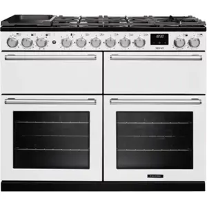 Piano de cuisson mixte FALCON NEXUS NGC BC TAB MIX 110 CM BLANC CHROM pas cher