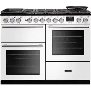Piano de cuisson mixte FALCON NEXUS NGC OC  TAB GAZ 110 CM BLANC CHROM
