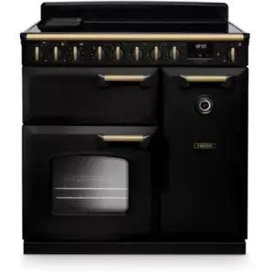 Piano de cuisson induction FALCON NGC TAB IND 90 CM NOIR LAITON ANTIQU...