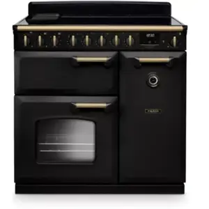 Piano de cuisson induction FALCON NGC TAB IND 90 CM CHARBON LAITON ANT... pas cher