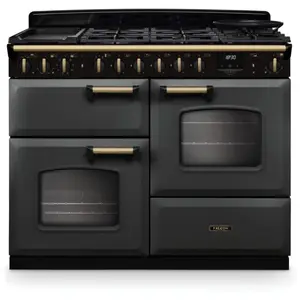 Piano de cuisson mixte FALCON NGC TAB MIX 110 CM ARDOISE LAITON ANTIQU