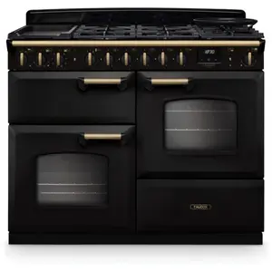 Piano de cuisson mixte FALCON NGC TAB MIX 110 CM CHARBON LAITON ANTIQU