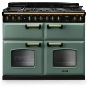 Piano de cuisson mixte FALCON NGC TAB MIX 110 CM VERT MINERAL LAITON AVendu parboulanger