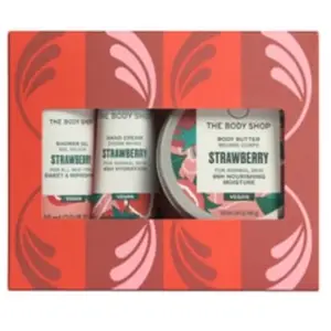 The Body Shop Strawberry Mini Persoonlijke verzorgingsset pas cher