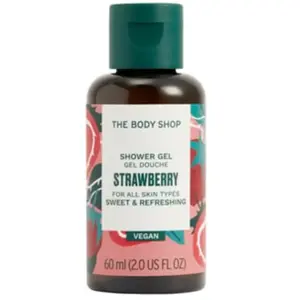 Body Shop, Gel douche, - Gel douche à la fraise (Shower Gel) - Volume : 60 ml (60 ml) pas cher