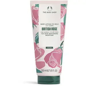 Comparateur de prix : The Body Shop British Rose Body Lotion-to-Milk - 200ml