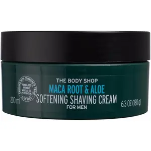 Body Shop, Mousse + gel à raser, Crème de rasage adoucissante Maca Roo... pas cher