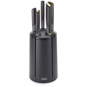 Bloc de 5 couteaux Elevate   - Joseph Joseph - Noir - Inox