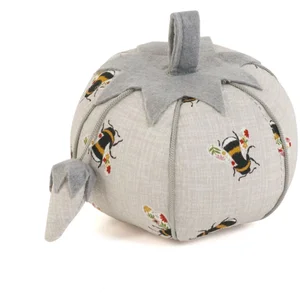 Pique aiguille en forme de tomate motif Abeille - 10,5 x 10,5 x 9 cm - Hobby Gift(...) - Ecru pas cher