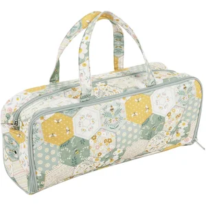 Sac à ouvrage pour tricot avec rangement aiguilles Motif Abeille Patchwork Hobby Gift (13 x 45 x 18 cm)(...) - Multicolore pas cher
