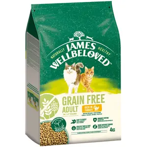 JAMES WELLBELOVED Grain Free Riche en dinde 4 kg pas cher