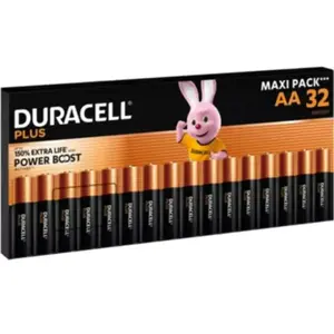 Pile DURACELL PLUS POWERBOOST AA LR6 PACK DE 32 PILES pas cher