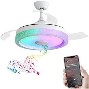 EIFSON Ventilateur de plafond invisible moderne, 106 cm avec 3 pales e... pas cher