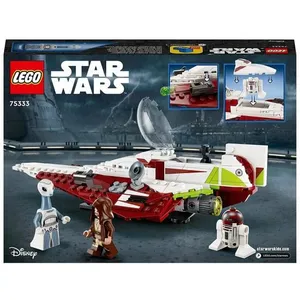 LEGO 75333 Star Wars Le Chasseur Jedi d Obi-Wan Kenobi, Jouet de Const... pas cher