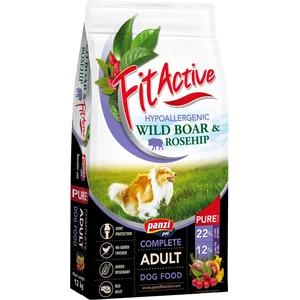 Panzi-Pet 12kg FitActive Pure Hypoallergenic sanglier, cynorrhodon pour chien pas cher