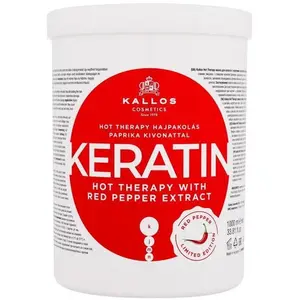 Kallos, Masque pour le visage, Keratin Red Pepper Extract Mask 1000ml ... pas cher