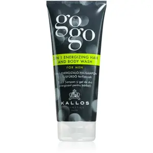 Kallos GOGO Lot de 2 shampoings énergisants 2 en 1 pour homme 200 ml pas cher