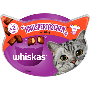 60g Whiskas Les Irrésistibles boeuf - Friandises pour chat pas cher