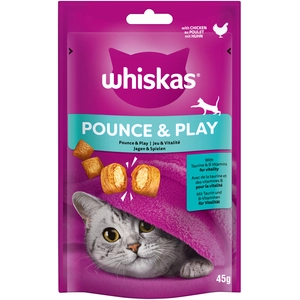45g Whiskas Jeu et Vitalité Friandises pour chat pas cher