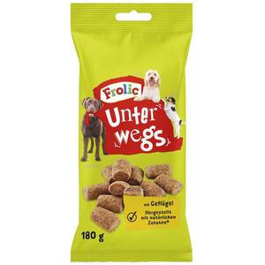 9x180g Frolic En route avec volaille Friandises pour chiens pas cher
