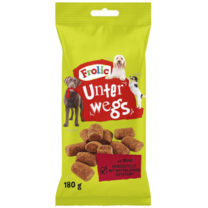 9x180g Frolic En route avec boeuf friandises pour chiens pas cher