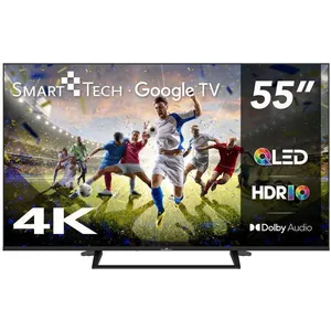 Smart Tech TV QLED 4K UHD 55 (139 cm) 55QG06K Google TV- 4xHDMI - 2xUS... pas cher