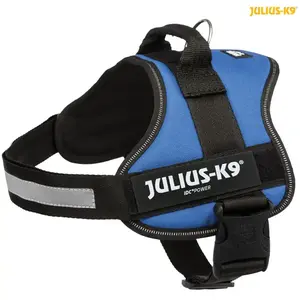 TRIXIE Harnais Robuste Julius K9 Bleu Pour Grands Et Moyens Chiens pas cher
