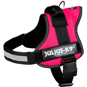 Comparateur de prix : Harnais Power Julius-K9 - 2 - L-XL : 71-96 cm-50 mm - Fuschia - Pour chien