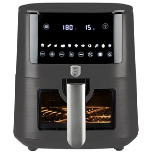 BerlingerHaus Airfryer XXXL Mat Antraciet - met Kijkvenster - 8 Liter - 1650W pas cher