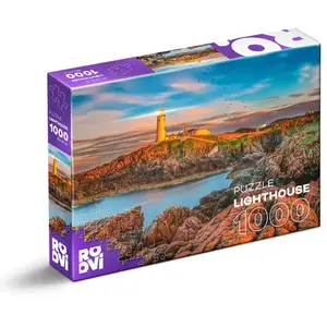 D-Toys Puzzle 1000 pièces - Lighthouse par James Rushforth, photograph... pas cher