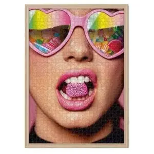 Puzzle D-Toys Bonbon Sucre 1000 pièces pas cher